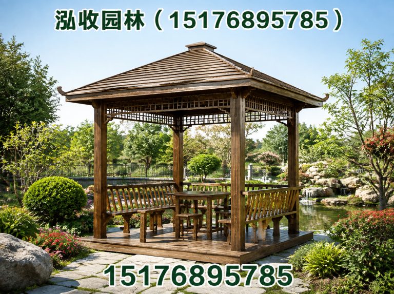 宿迁防腐木凉亭展示图